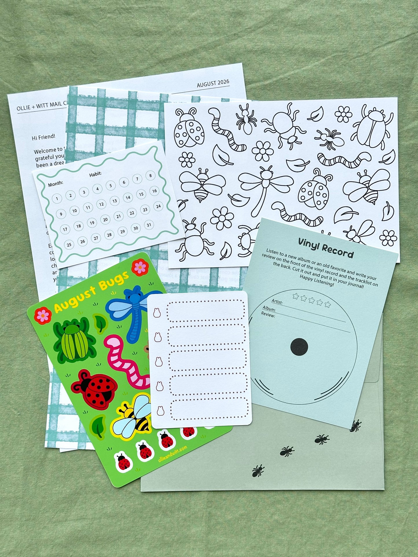 August Letter