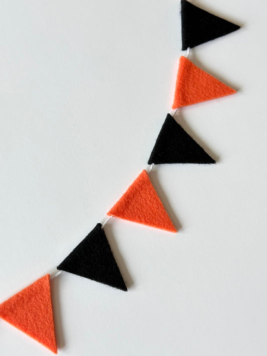 Mini Halloween Felt Flag Bunting