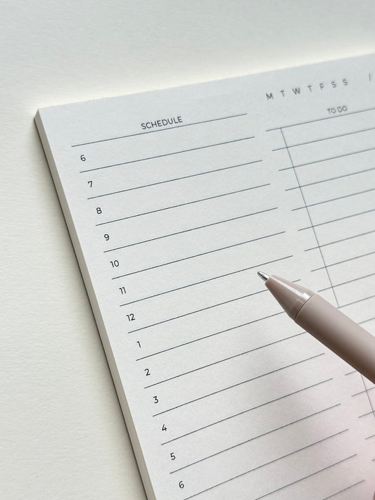 Daily Planner Notepad