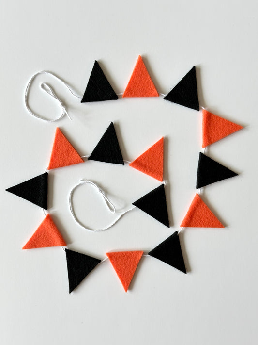 Mini Halloween Felt Flag Bunting