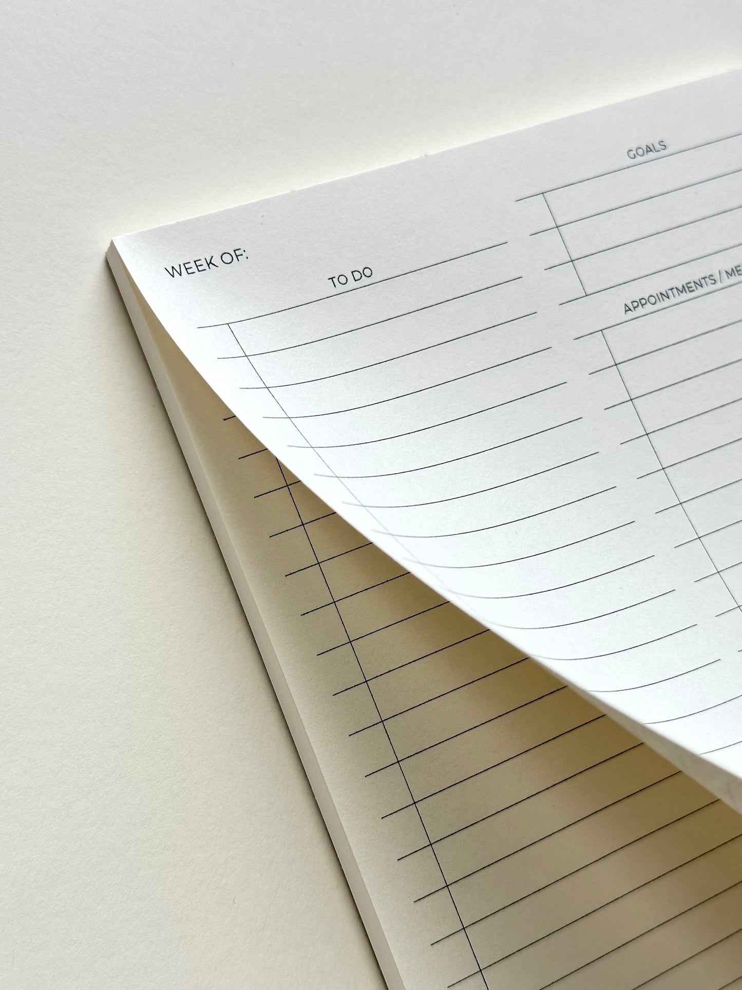 Weekly To Do List Notepad