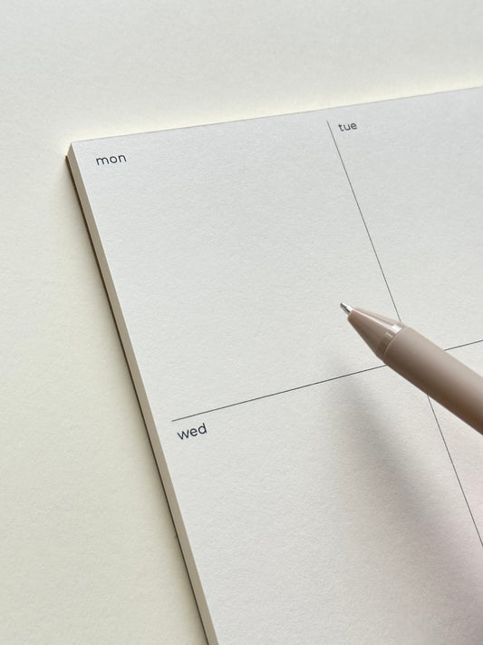 Weekly Layout Notepad