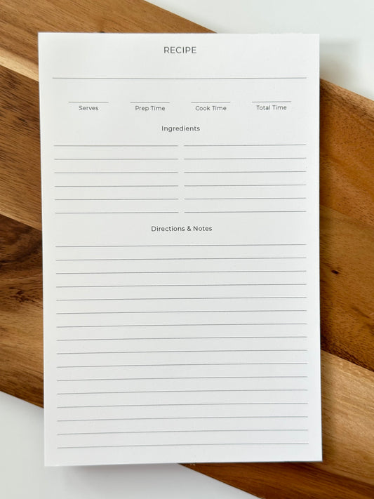 Recipe Notepad