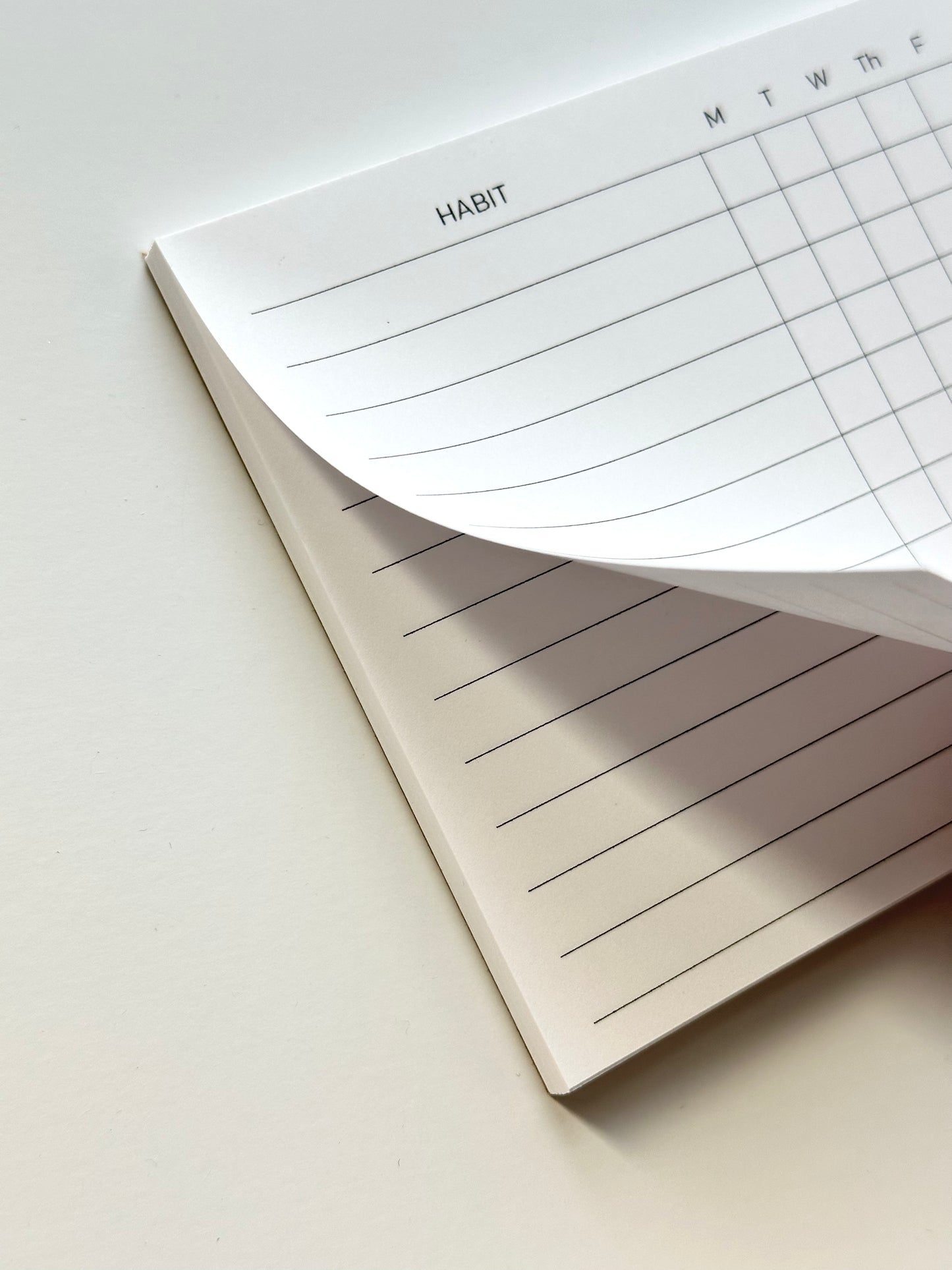 Habit Tracker Notepad