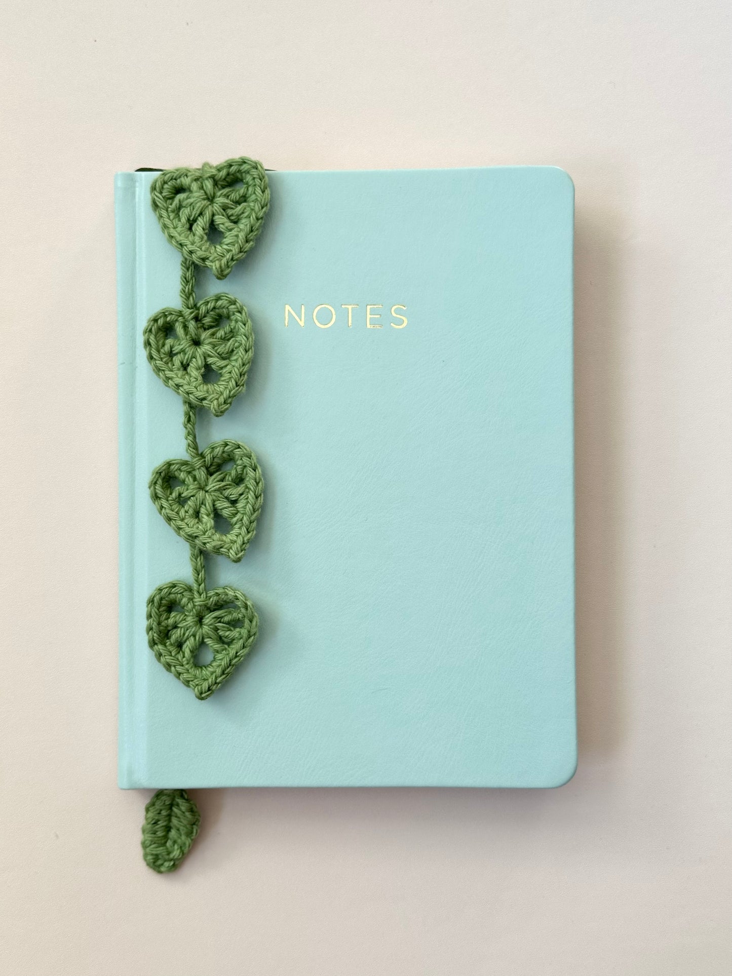 Monstera Leaf Crochet Bookmark
