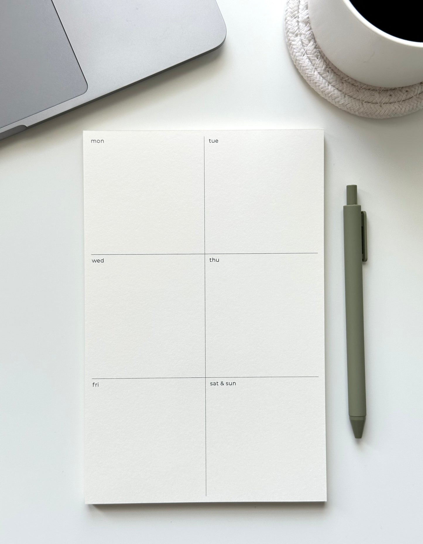 Weekly Layout Notepad